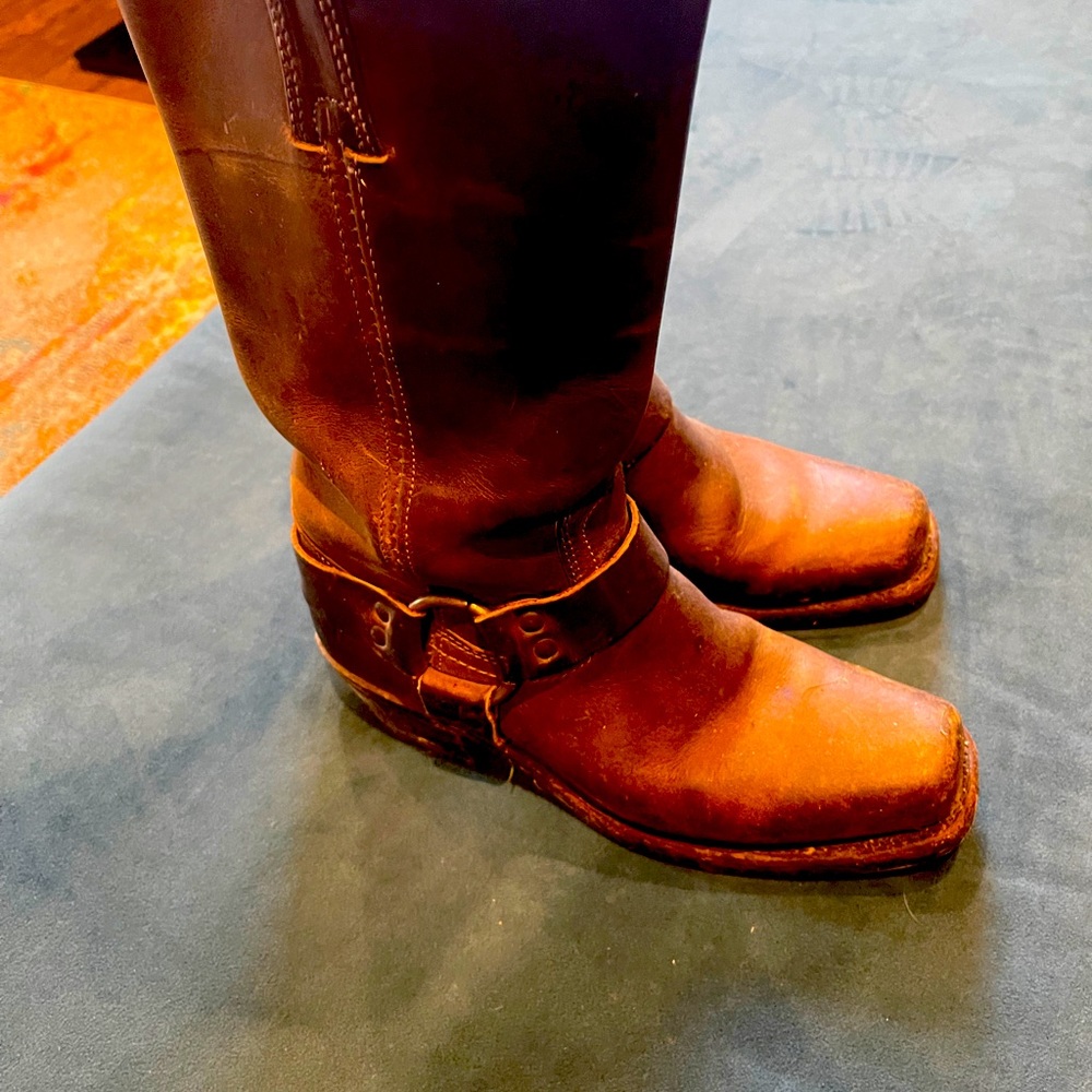 Frye harness boots